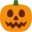 Emoji Jack-o-lantern di X / Twitter
