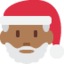 Emoji Babbo Natale: carnagione abbastanza scura su X / Twitter