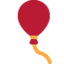 Emoji Balão no X / Twitter