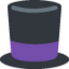 Emoji Topi tinggi pada X / Twitter