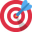 Bullseye emoji on X / Twitter