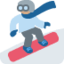 Emoji Persona sullo snowboard: carnagione olivastra su X / Twitter