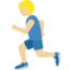 Man Running: Medium-Light Skin Tone emoji on X / Twitter