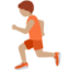 Emoji Pelari: ton kulit sederhana pada X / Twitter