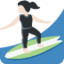 Woman Surfing: Light Skin Tone emoji on X / Twitter