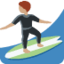 Person Surfing: Medium Skin Tone emoji on X / Twitter
