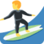 Man Surfing emoji on X / Twitter