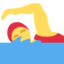 Schwimmerin-Emoji auf X / Twitter