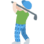 Man Golfing: Light Skin Tone emoji on X / Twitter