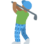 Man Golfing: Medium-Dark Skin Tone emoji on X / Twitter