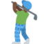 Man Golfing: Dark Skin Tone emoji on X / Twitter