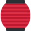 Emoji Lanterna rossa su X / Twitter