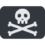 Emoji Bendera lanun pada X / Twitter