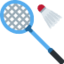 Badminton-emoji op X / Twitter