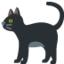 Black Cat emoji on X / Twitter