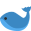 X / Twitter의 고래 이모지
