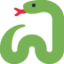 Snake emoji on X / Twitter