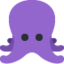 Oktopus-Emoji auf X / Twitter