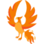 Emoji Burung phoenix pada X / Twitter
