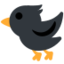 Black Bird emoji on X / Twitter