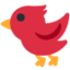 X / Twitter üzerinde Kuş emojisi