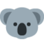 Emoji Koala su X / Twitter