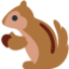 Chipmunk emoji on X / Twitter