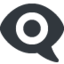 Eye in Speech Bubble emoji on X / Twitter