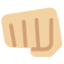 Emoji Soco: pele morena clara no X / Twitter