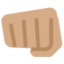 Oncoming Fist: Medium Skin Tone emoji on X / Twitter