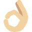 OK Hand: Medium-Light Skin Tone emoji on X / Twitter