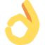 OK Hand emoji on X / Twitter