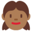Girl: Medium-Dark Skin Tone emoji on X / Twitter