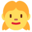 Girl emoji on X / Twitter