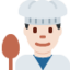 Emoji Cuoco: carnagione chiara su X / Twitter