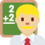 Man Teacher: Medium-Light Skin Tone emoji on X / Twitter