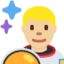Astronaut: mittelhelle Hautfarbe-Emoji auf X / Twitter