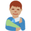 Man Feeding Baby: Medium Skin Tone emoji on X / Twitter