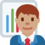 Man Office Worker: Medium Skin Tone emoji on X / Twitter