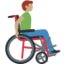 Man in Manual Wheelchair Facing Right: Medium Skin Tone emoji on X / Twitter