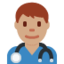 Man Health Worker: Medium Skin Tone emoji on X / Twitter