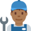 Man Mechanic: Medium-Dark Skin Tone emoji on X / Twitter