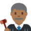 Man Judge: Medium-Dark Skin Tone emoji on X / Twitter