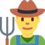 Man Farmer emoji on X / Twitter