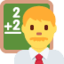 Man Teacher emoji on X / Twitter