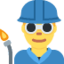 Man Factory Worker emoji on X / Twitter