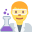 Man Scientist emoji on X / Twitter