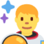 Man Astronaut emoji on X / Twitter