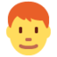 Man: Red Hair emoji on X / Twitter