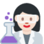 Wissenschaftlerin: helle Hautfarbe-Emoji auf X / Twitter